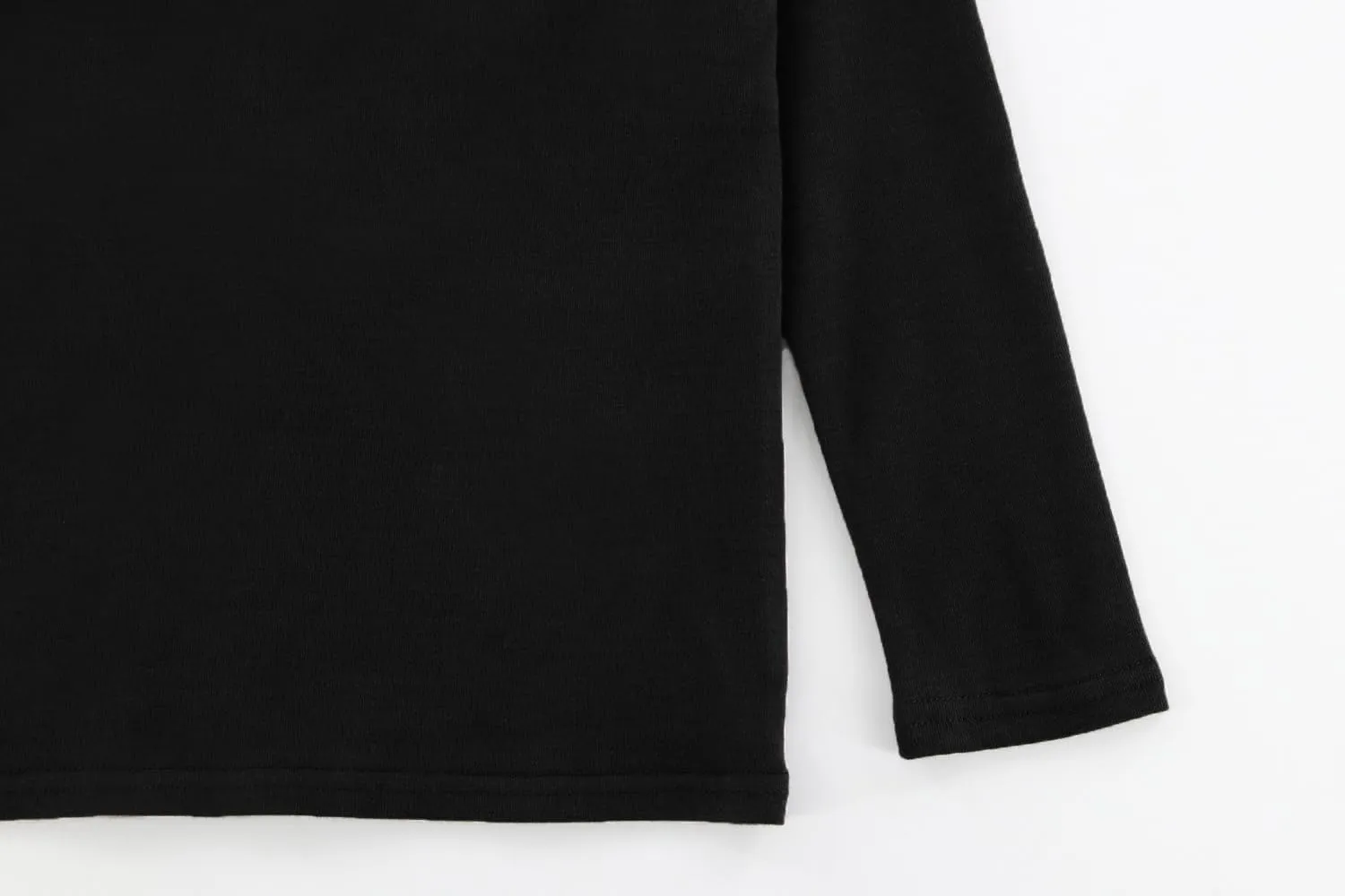 Boys Girls Turtleneck Long Sleeve Soft Cotton Mock Neck Shirt Solid Color Basic Tee Tops, Size 2T-12 Years