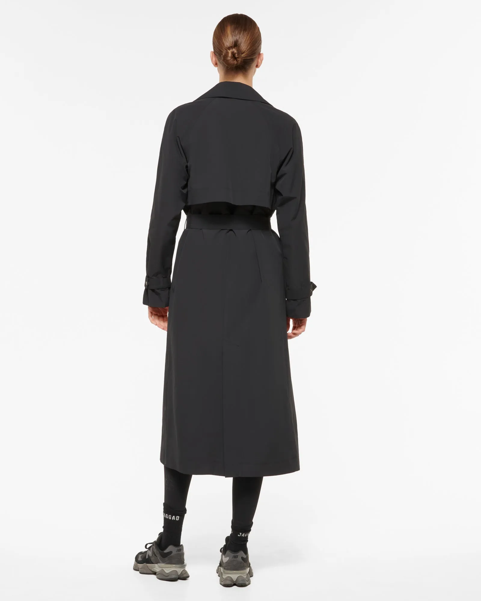 BROADWAY TRENCH COAT BLACK