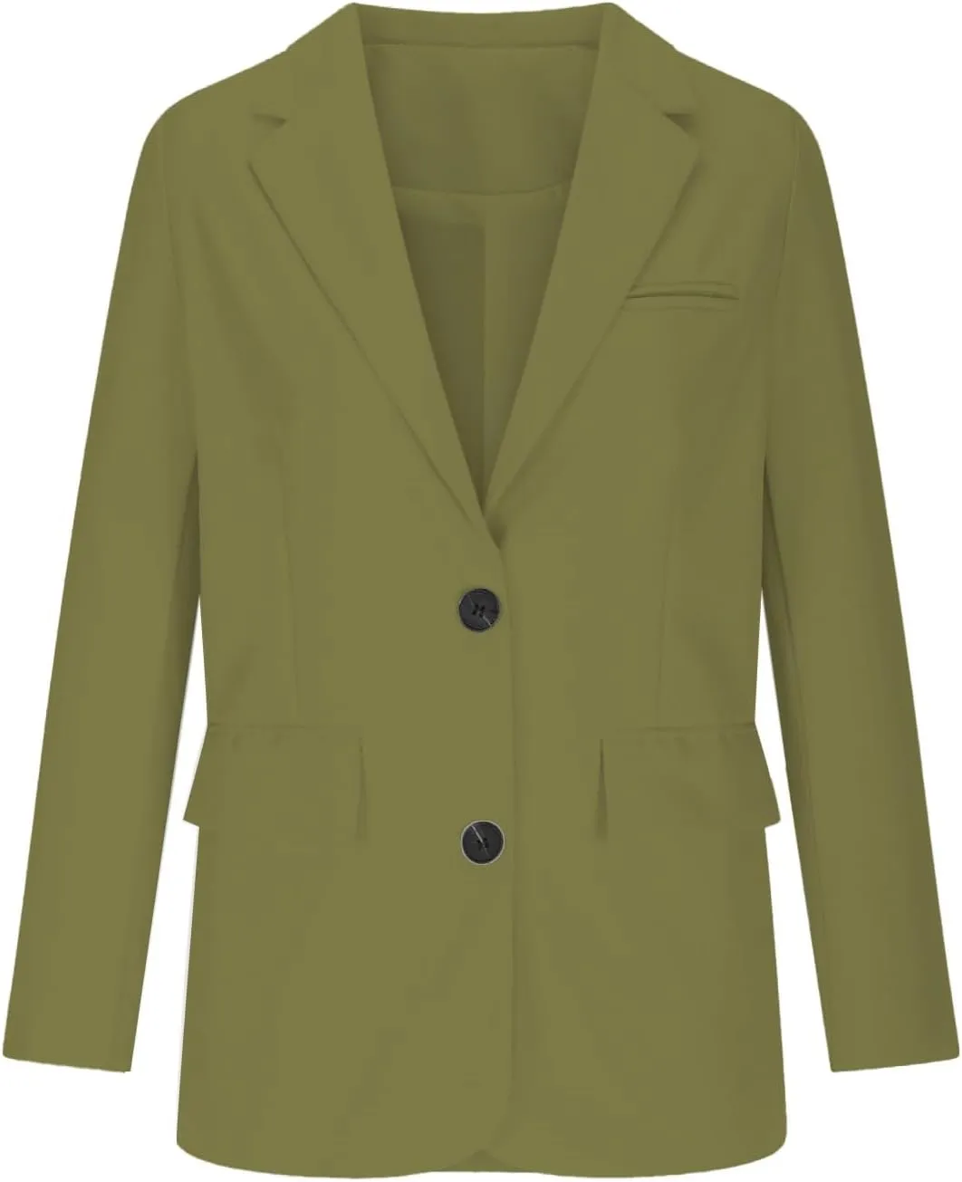 Fall Blazers for Women 2024 Business Casual Long Sleeve Dressy Open Front Coats Work Office Oversized Suit Jackets