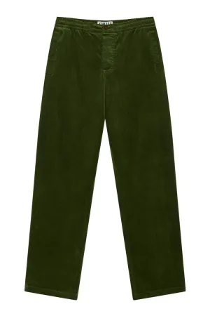 Komodo ANDRO Corduroy Trousers in Pine Green
