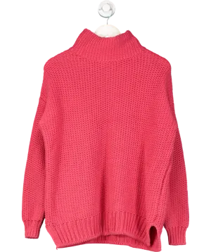 Mint Velvet Red Chunky Knit Jumper UK M