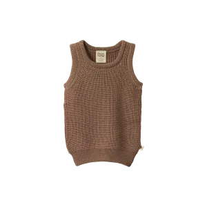 Nature Baby Merino Knit Vest - Sparrow Chunky Knit
