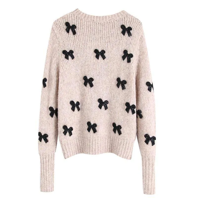 Sweet Solid  Knitted Sweaters