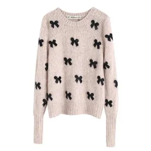 Sweet Solid  Knitted Sweaters