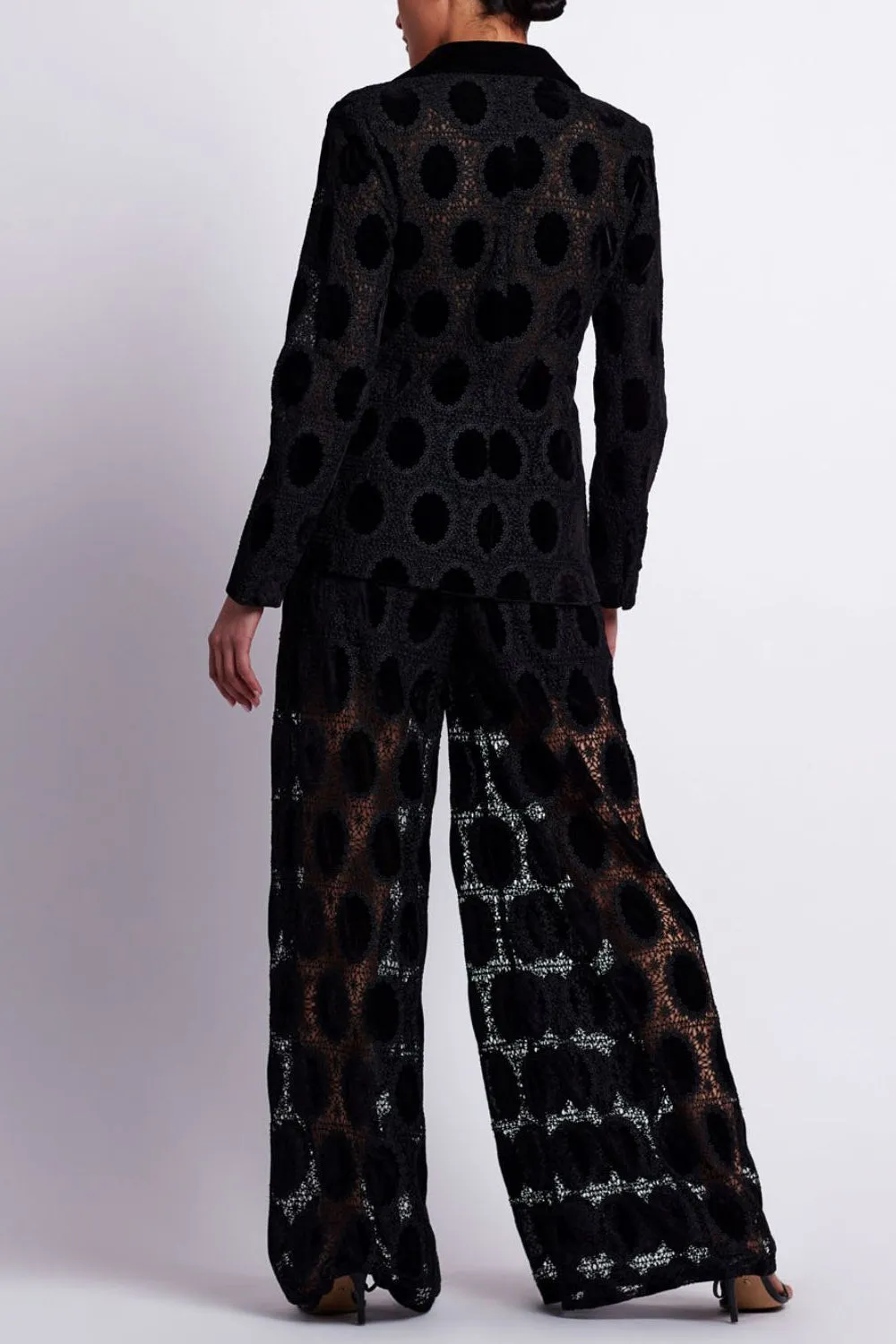 VELVET LACE BLAZER