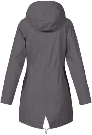 Womens Graceful Zipper Thick Overcoat Long Sleeve Hooded Fleece Coat Warm Casual Soft Raincoat Outdoor Winter Outfits