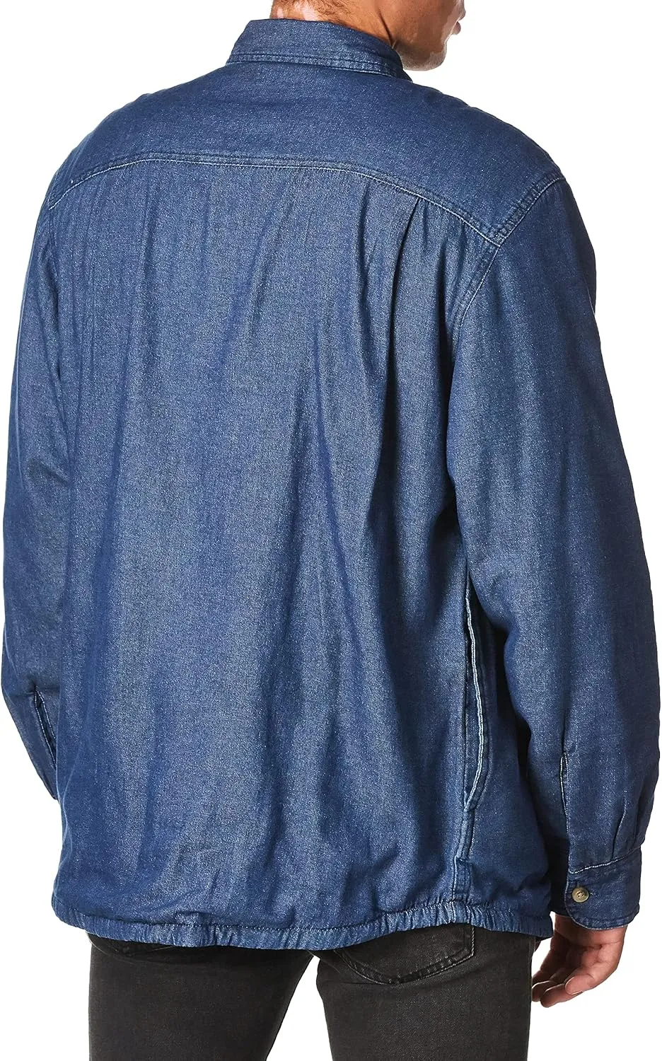 Wrangler Authentics Men's Long Sleeve Sherpa Lined Shirt Jacket